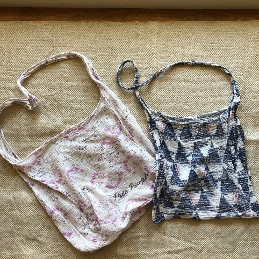 2 Free People Sheer Tote / Shopping bags